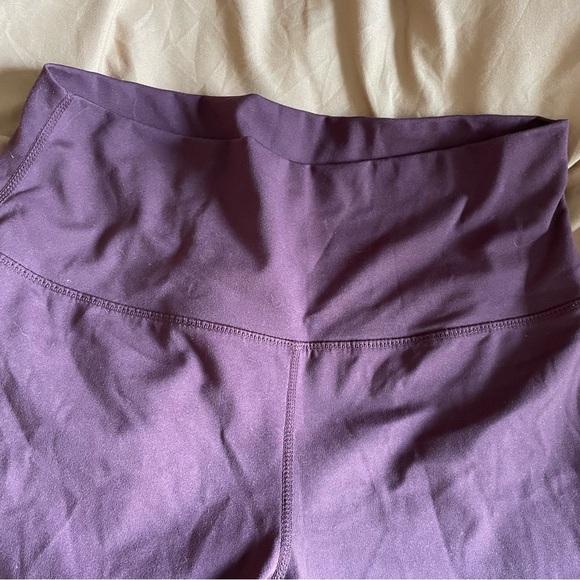 Women’s Yogalicious Lux 3/4 Ankle Purple-Brown Yoga Pants - Athleisure - Picture 3 of 7